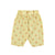 Baby girl trousers | light yellow w/ flowers allover