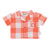 Baby hawaiian shirt | red & white checkered