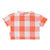 Baby hawaiian shirt | red & white checkered