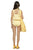 Playsuit w/ thin straps | light yellow w/ red sunshade allover