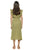 Long dress | khaki w/ animal print