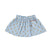 Short skirt | light blue w/ flowers allover