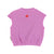 Baby sleeveless top | fuschia w/ print
