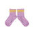 Socks | lavender w/ yellow stripes