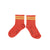 Socks | orange w/ yellow stripes