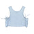 Top w/ side opening | light blue chambray